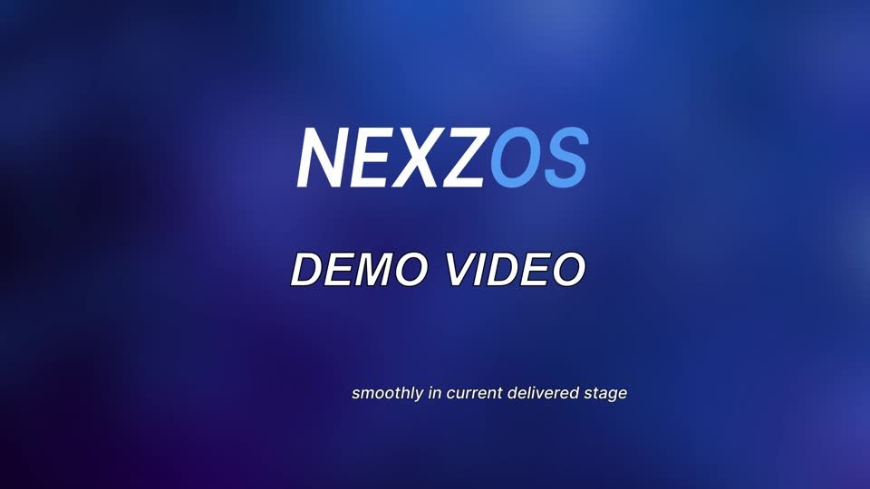Anfangsbild des NEXZOS-Demovideos.